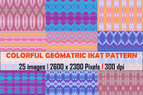 25 Colorful Geometric Ikat Patterns Explained