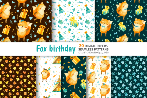 Baby Fox Patterns: A Fun Theme for Cute Animal Birthday Parties