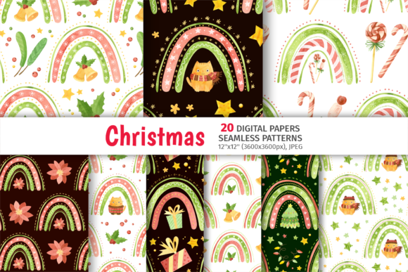 Christmas Patterns with Cats Rainbows: A Guide to Festive Creativity