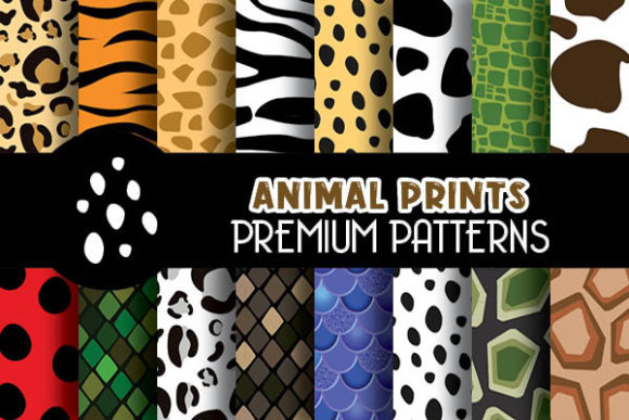 Creative Projects with Animal Prints Digital Papers Patterns