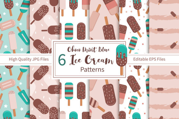Delicious Ice Cream Patterns Set: A Practical Resource for Standout Summer Branding and Creative Projects