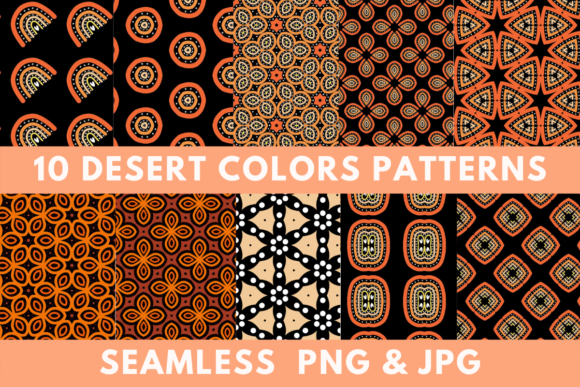 Desert Colors 10 Seamless Patterns: Transforming Ideas with Earthy Rhythms
