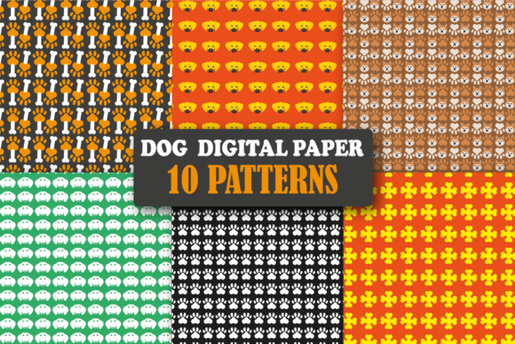 Evaluating Dog Digital Paper Patterns for Creative Projects