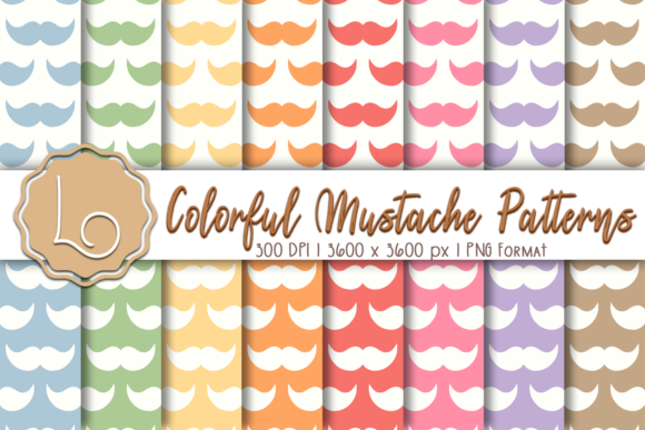 Exploring Colorful Mustache Patterns for Creative Expression and Everyday Fun