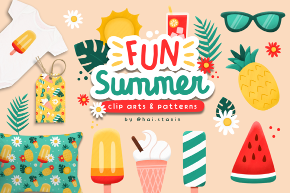 Exploring the Vibrant World of Fun Summer Clip Arts and Patterns