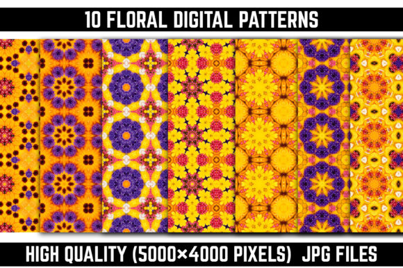 Floral Digital Patterns for Modern Design