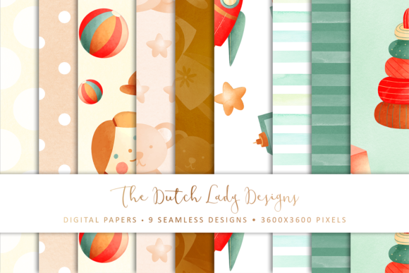 Seamless Patterns: Transforming Baby Shower and Kids Toys Themes with Style