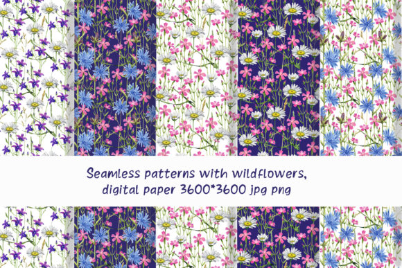 Seamless Patterns with Wildflowers: A Complete Design Resource for Modern Creators