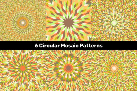 Six Circular Mosaic Patterns: A Review of Purpose and Practicality