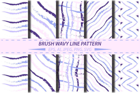 The Art and Utility of Wavy Brush Line Patterns