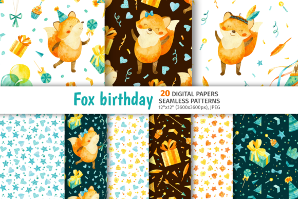 The Charm and Craft of Baby Fox Seamless Patterns