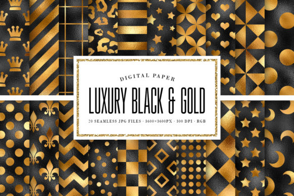 The Enduring Allure of Gold Black Seamless Geometric Patterns in Modern Design