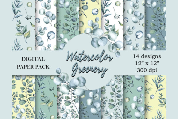 The Quiet Power of Watercolor Greenery Seamless Patterns in Modern Design