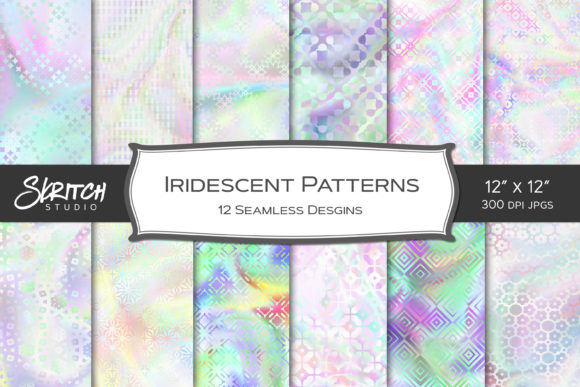 The Strategic Brilliance of Shimmering Iridescent Seamless Patterns