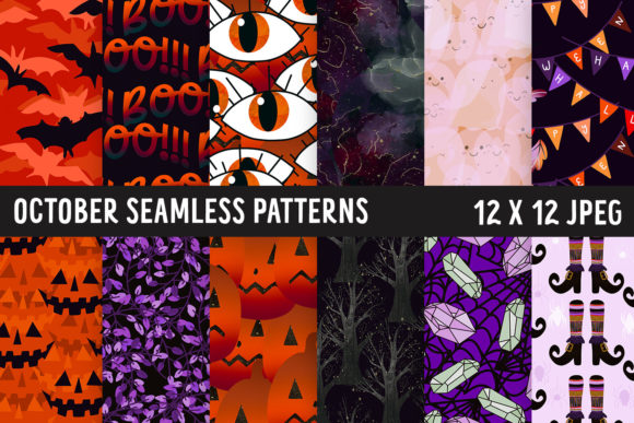 Unlocking the Magic of October Digital Paper Halloween Patterns