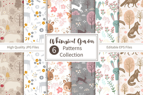 Whimsical Garden Patterns Collection