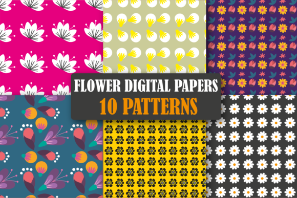 Why Flower Digital Paper Patterns Design Works